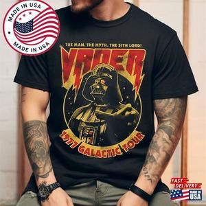 Darth Vader The Man Myth Sith Lord 1977 Galactic Tour Shirt